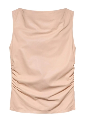 Arma Lina draped sleeveless blouse - Pink