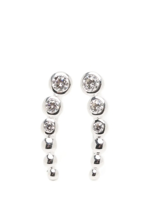 Missoma tennis climber stud earrings - Silver