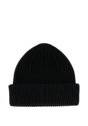 Lanvin ribbed-knit wool hat - Black