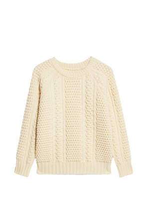 Fortela Aston cable knit sweater - Neutrals