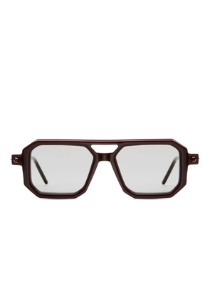 Kuboraum P8 geometric glasses - Red