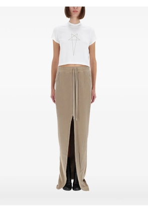 Rick Owens DRKSHDW star-print crop top - White