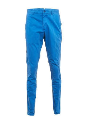 Lanvin Pre-Owned 2024 Cotton Gabardine Trousers - Blue