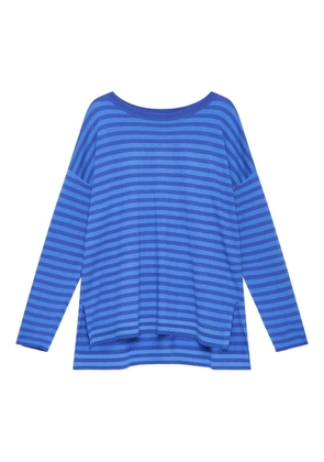 MALIPARMI striped round-neck T-shirt - Blue