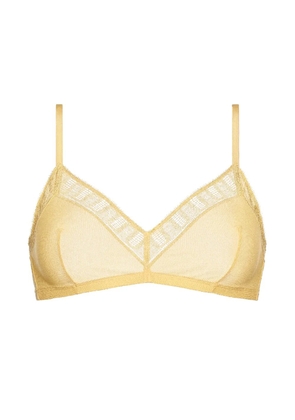 ERES Mémoire lace triangle bra - Yellow