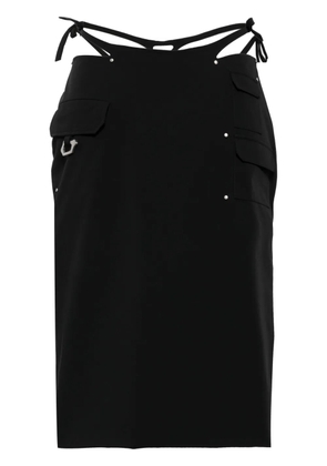 HELIOT EMIL tie-fastening skirt - Black