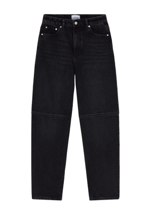 GANNI panelled jeans - Black