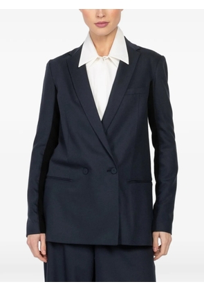 NELLS NELSON double-breasted panelled blazer - Blue