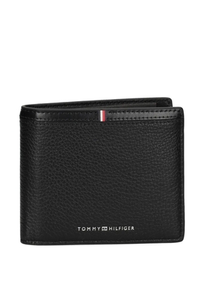 Tommy Hilfiger textured-leather wallet - Black