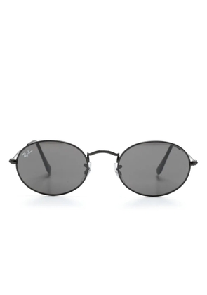 Ray-Ban oval-frame sunglasses - Black
