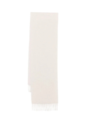 N.Peal doubleface woven scarf - Neutrals