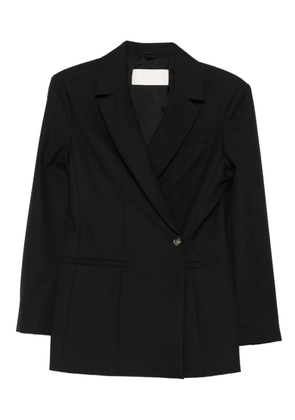 I BLUES double-breasted long-sleeve jacket - Black