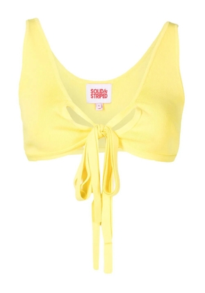 Solid & Striped The Kai bikini top - Yellow