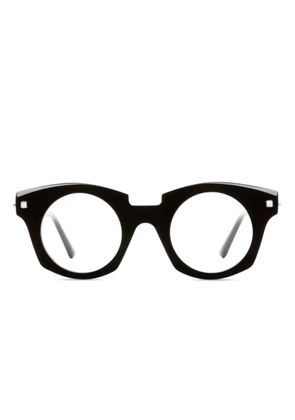 Kuboraum J6 round-frame glasses - Black