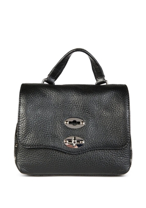 Zanellato baby Postina® stud-embellished top-handle satchel - Black