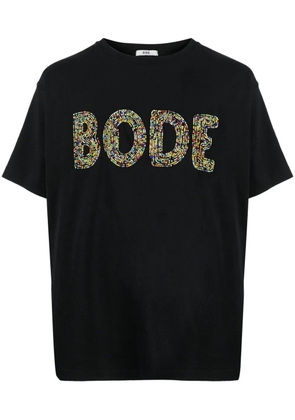 BODE logo-embellished cotton T-shirt - Black