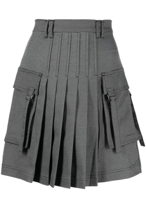 Rokh pleated mini skirt - Black