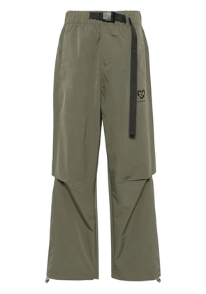 Ground Zero belted straight-leg cargo pants - Green