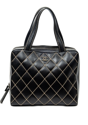 CHANEL Pre-Owned quilted top-handle bag - Black