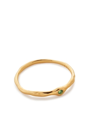 Monica Vinader Siren onyx stacking ring - Gold