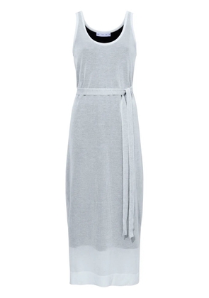 Proenza Schouler White Label knitted scoop-neck dress - Neutrals