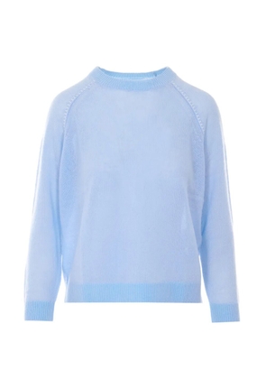 Not Shy whipstitch-trim jumper - Blue
