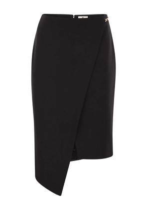 Elisabetta Franchi asymmetrical mini skirt - Black