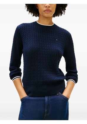 Tommy Hilfiger cable knit sweater - Blue