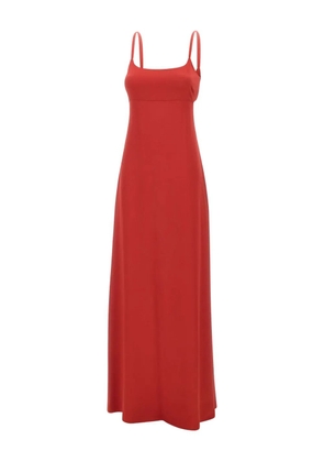 Max Mara Dede bow-embellished cut-out dress - Red