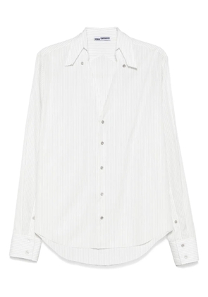 SONIA CARRASCO cut-collar shirt - White