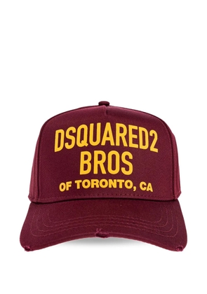 DSQUARED2 logo-print baseball cap