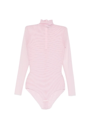 Atu Body Couture long-sleeved turtleneck bodie - Pink