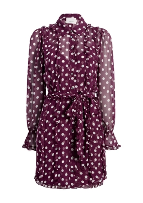 Cinq A Sept polka dot mini dress - Red