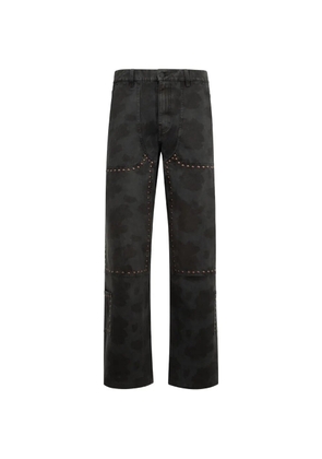 Pleasures double-knee trousers - Black