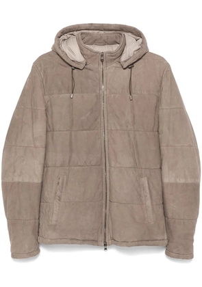 Barba puffer jacket - Brown