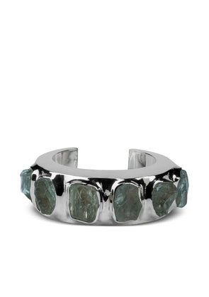 Parts of Four Crescent amethyst bracelet - Silver