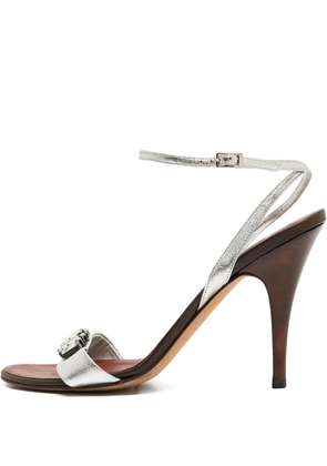 Giuseppe Zanotti Vintage pre-owned crystal-embellished sandals - Silver