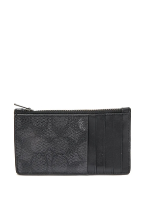 Coach Vintage 2024 monogram canvas cardholder - Black