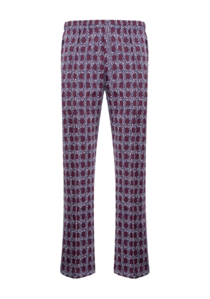 Needles jacquard track pants - Purple