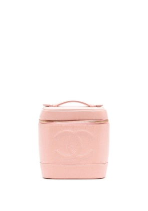 CHANEL Pre-Owned 2003 CC logo-embossed vanity bag - Pink