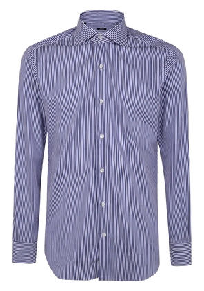 Barba striped shirt - Blue