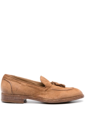Moma tassel-detail suede loafers - Brown