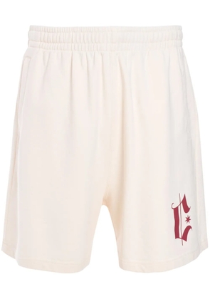 COUNTY OF MILAN Headletter Comfy shorts - Neutrals