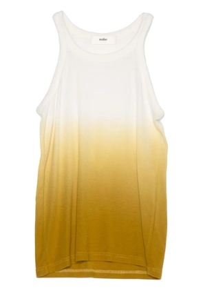 Muller Of Yoshiokubo Gradation tank top - Yellow