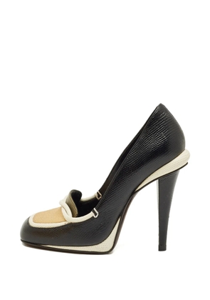 Fendi Pre-Owned lizard-embossed pumps - Black