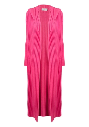 Teddy Cashmere Amalfi rib-knit cashmere cardigan - Pink