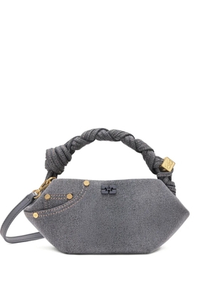 GANNI denim tote bag - Grey
