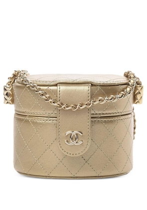CHANEL Pre-Owned mini jewellery-box crossbody bag - Gold