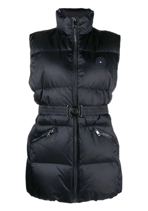 Tommy Hilfiger logo-patch padded gilet - Blue