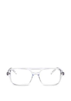 MM6 Maison Margiela Lunettes 14 browline glasses - White